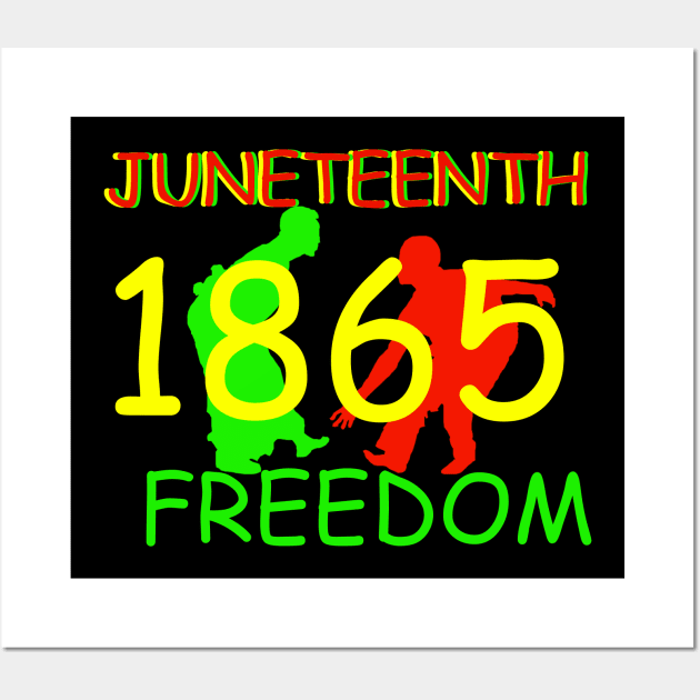 Juneteenth Freedom Dance Wall Art by Proway Design